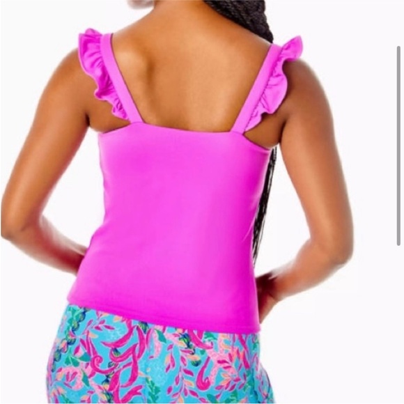 Lilly Pulitzer Maribo Bra Tank Upf 50+ in, Size XS - Picture 6 of 8